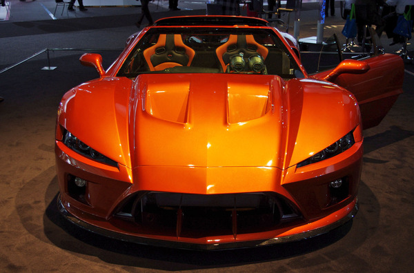 【デトロイトモーターショー12】米国製スーパーカー登場…ファルコン F7 6枚目の写真・画像 レスポンス（Response.jp）