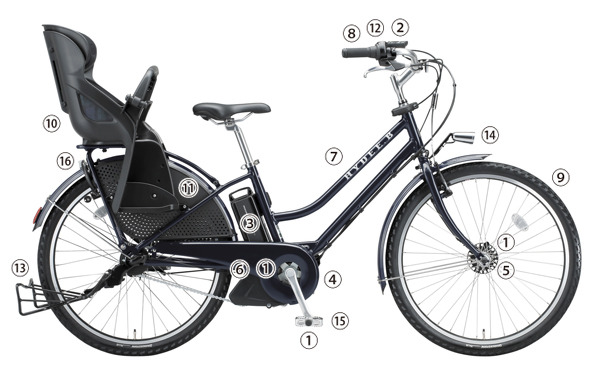 R6062 HYDEE.B 2012年 ブリヂストン　電動アシスト自転車 ブリヂストンサイクル、「HYDEE.B」2013年モデル発売…女性誌と共同開発