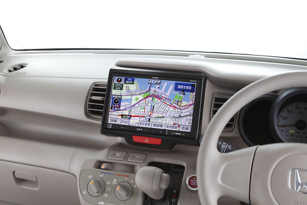 マサオミ　　　NBOX JF1 9インチナビパネル付 AVN-ZX02i イクリプスの大画面カーナビが N BOX に対応…9型対応は軽自動車初