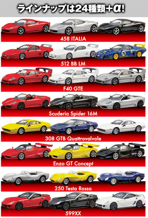 フェラーリ ミニカーコレクション 8 NEO （全15点）
