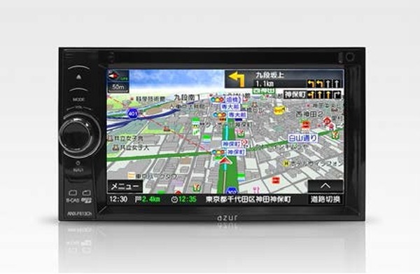 aZUr ANX-F613chフルセグチューナー内蔵メモリーナビ イエローハット、azur製オーディオ一体型メモリーナビを独占先行販売