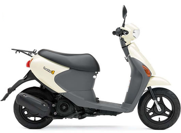 スズキレッツ50cc スズキ、50ccスクーター レッツ4 に新色アイボリーを追加 | レスポンス