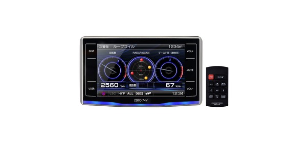 コムテック、GPSレーダー探知機 ZERO74V を発売…取り締まり検知