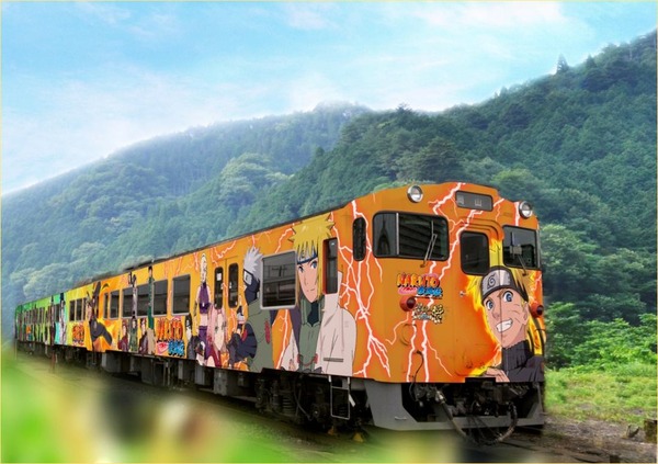JR西日本、「NARUTO列車」さよなら臨時列車を運行 | レスポンス