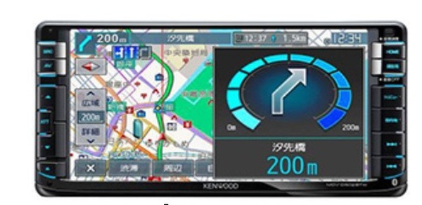 ユ*ー様 KENWOOD 彩速ナビ　MDV-D502BTW フルセグ　Bluet ケンウッド、自動車ディーラーなど特定販路向け彩速ナビ2機種を発売