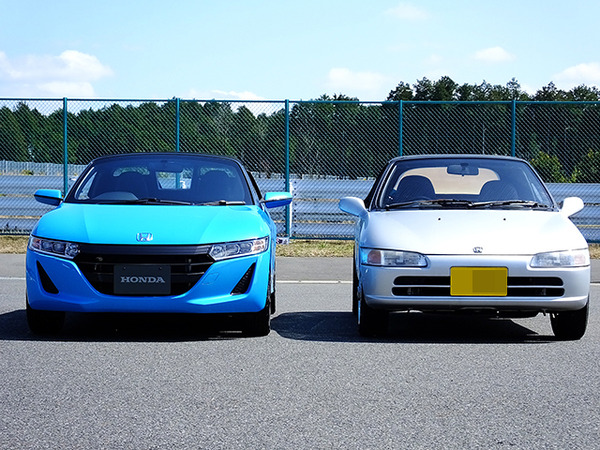 ホンダ S660 プロトタイプ 公開】ホンダの軽ミッドシップ、新旧比較