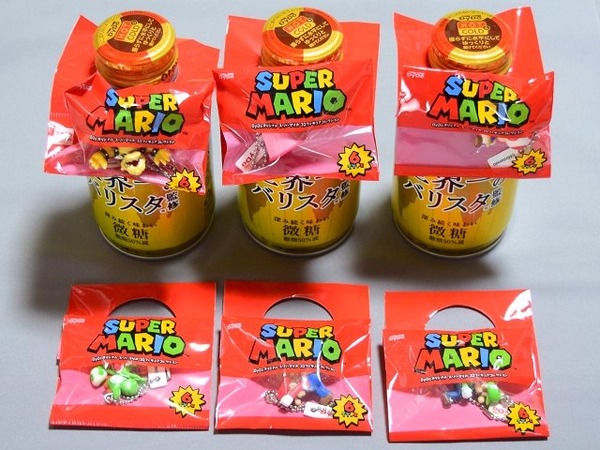 スーパーマリオ ボトルキャップ全30種類+缶コーヒーおまけフィギュア3種類 スーパーマリオ ボトルキャップ全30種類+缶コーヒーおまけ