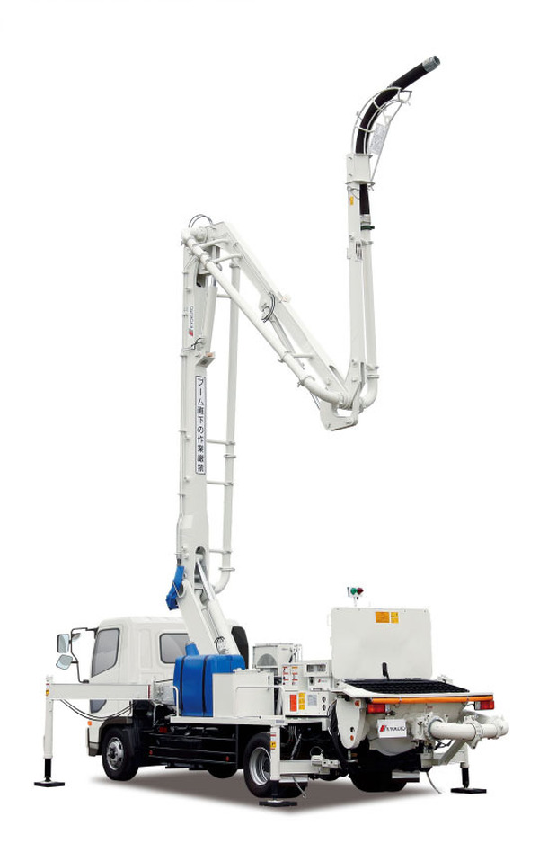 【極東開発工業】 コンクリートポンプ車スケールモデル 極東開発、新型コンクリートポンプ車を発売…中型車ながら大型車並みの