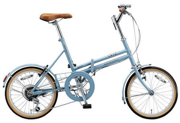 ブリヂストンサイクル、ミニベロ折りたたみ自転車「マークローザF