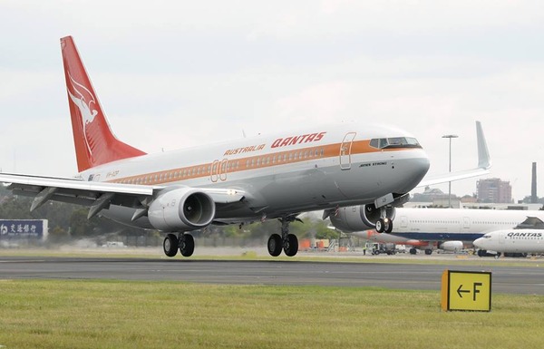カンタス航空、70年代の塗装を再現した機体を就航へ カンタス航空、70年代の塗装を再現した機体を就航へ