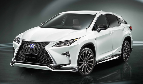 レクサス RX 新型】TRD、F SPORTパーツ発表…翼のようなエアロ