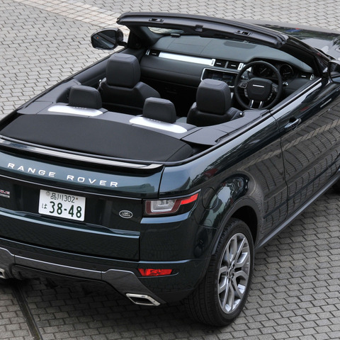 【レンジローバー イヴォーク コンバーチブル 試乗】オープンSUV、これはこれでアリかも…中村孝仁 画像