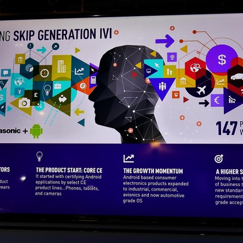 【CES 2017】 パナソニックがAndroid OSを組み込んだナビシステムを発表 画像