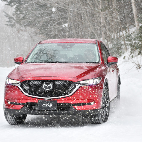 【マツダ CX-5 雪上試乗】過酷なステージで、非凡な実力の一端を見せつけた…片岡英明 画像