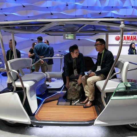 ヤマハの低速自動運転車の”現実味”---CES 2018で提案 画像