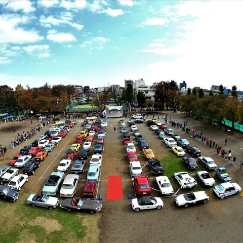 11台のクラシックカーが甲州街道を下る…グランドツアー110周年、国立HISTORICA G.P.2018 画像