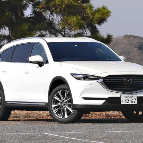 【マツダ CX-8 ガソリン 新型試乗】ガソリンエンジンの静粛性は捨て難いが…中村孝仁 画像
