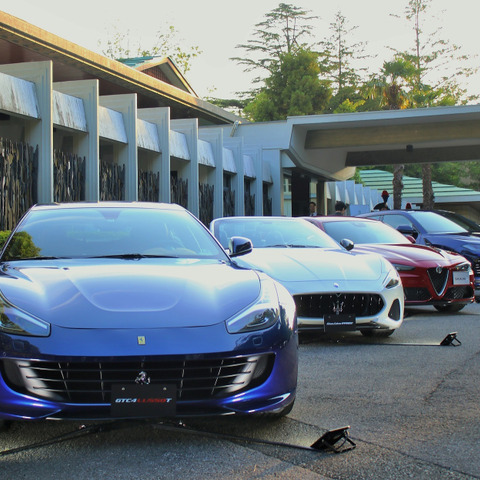 フェラーリにランボルギーニ、フィアットも、大使館にイタリア企業が集合…特別な「500X」も 画像