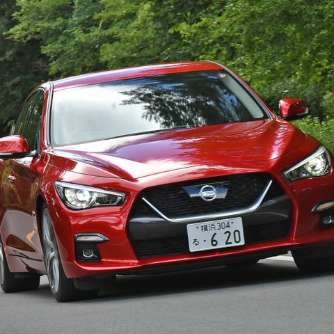 【日産 スカイライン 新型試乗】敢えて手を離して運転する意味はないけれど…中村孝仁 画像