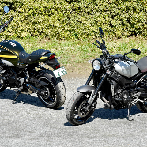 【ネオレトロ比較試乗】カワサキ Z900RS vs ヤマハ XSR900…人気の理由は「憧憬の念」だけではない 画像