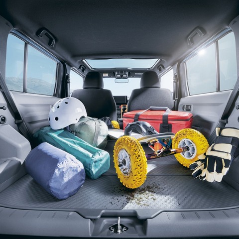【ダイハツ タフト 新型】バックパックを気軽に背負って 画像