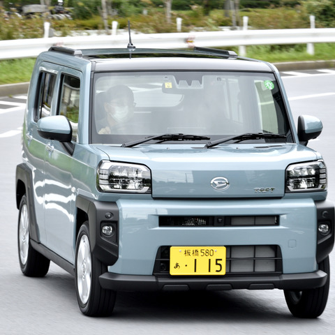 【ダイハツ タフト 新型試乗】ハスラーとの競争を巧みに避けた実力車…渡辺陽一郎 画像