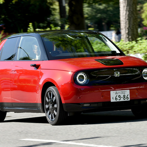 【ホンダe 新型試乗】エコと楽しさの両立はホンダの得意ワザ…渡辺陽一郎 画像