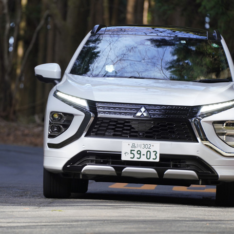 【三菱 エクリプスクロス PHEV 新型試乗】「ランエボ」に通じる三菱らしさを感じた…渡辺陽一郎 画像