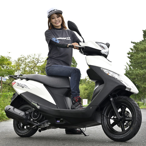 【スズキ アドレス125 試乗】シンプルで低価格、セカンドバイクに最高！…小鳥遊レイラ 画像