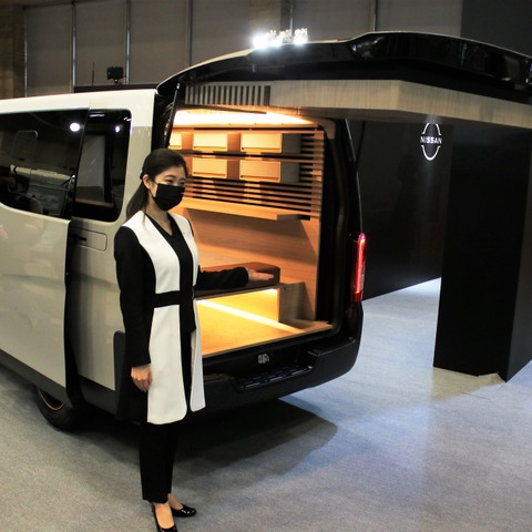 日産 キャラバン でどこでもマイルーム…ジャパンキャンピングカーショー2022 画像