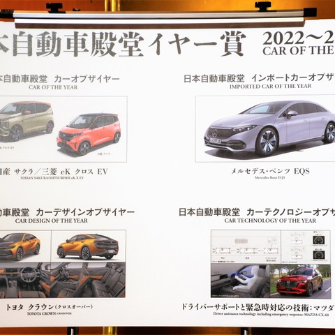2022年のイヤーカーは日産『サクラ』と三菱『eKクロスEV』…日本自動車殿堂表彰式 画像