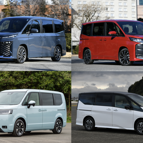 新型ミニバン3車種を比較：ノア＆ヴォクシー、ステップワゴン、セレナ…サイズや使い勝手 画像