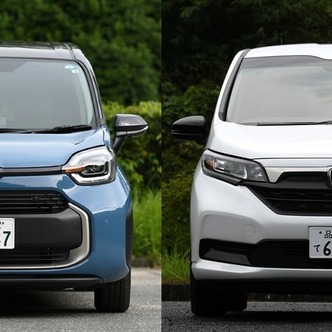 今や貴重な5ナンバーミニバンを比較：シエンタ＆フリード…サイズ、居住性、荷室 画像