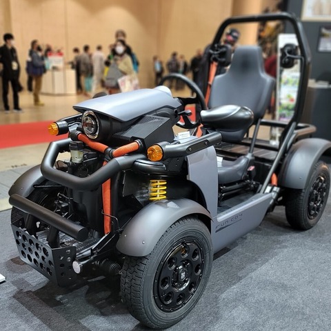 中古車を活用したバギー風1人乗り超小型BEV…東京オートサロン2023 画像