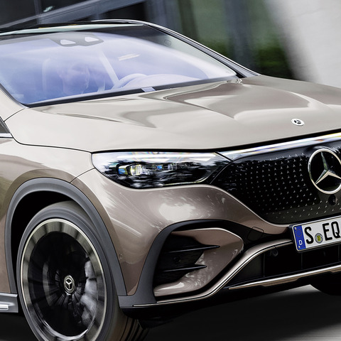 【メルセデスベンツ EQE SUV 新型試乗】「プライベート版EQS」の走りは、思いのほかスポーティだった…九島辰也 画像