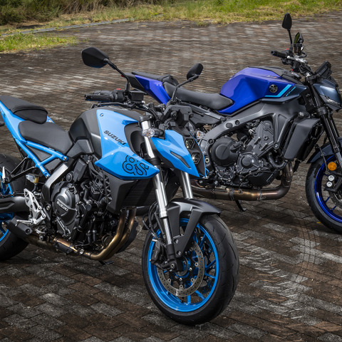 カテゴリーは同じっぽいけど予想以上に違う！ヤマハ『MT-09』とスズキ『GSX-8S』、最新スポーツネイキッドを試乗比較 画像