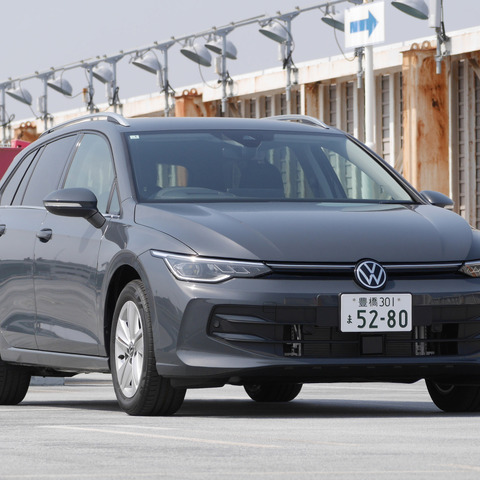【VW ゴルフヴァリアント 新型試乗】“素”のゴルフで味わう4気筒はやはりいい…中村孝仁 画像