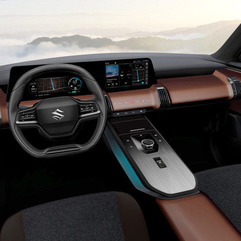 スズキ『eビターラ』の新世代インテリアがめざした3つのテーマ「抜き・透き・浮き」とは 画像