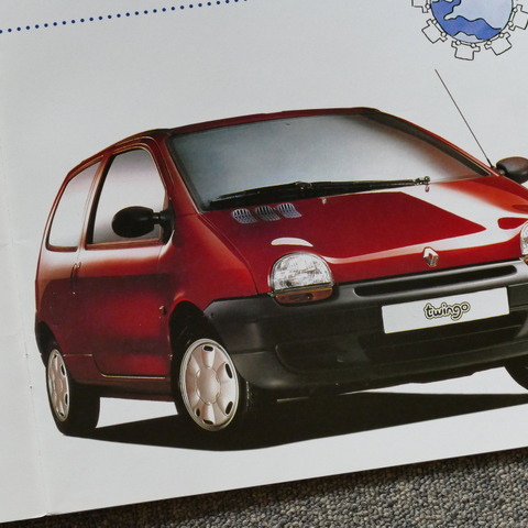 ホンダのあのクルマにそっくり？ ヒット作となった初代ルノー『トゥインゴ』【懐かしのカーカタログ】 画像