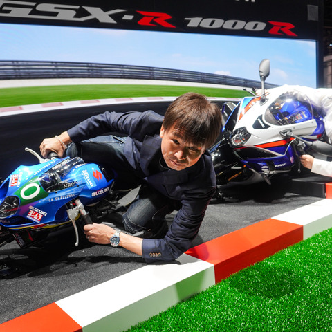 「ミニGSX-R」がひっそりと進化していた!? ベースのペダル付き電動バイク『e-PO』は発売に向け最終段階！…ジャパンモビリティショー2025 画像
