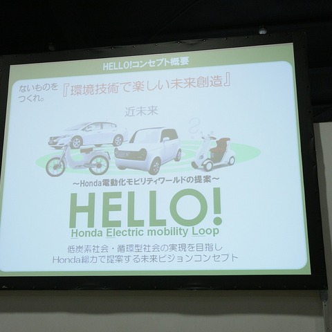 【東京モーターショー09】ホンダは「ないものをつくれ！」で「HELLO！」 画像