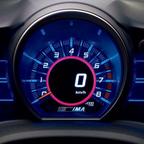 【ホンダ CR-Z 発表】未来的で視認性の高いメーター 画像