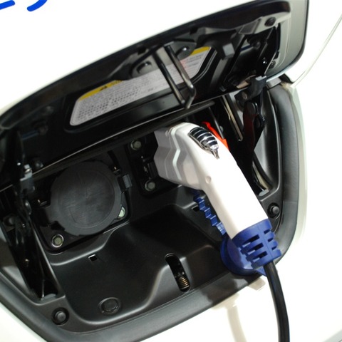 【オートモーティブワールド12】100円でEV充電　福西電機 画像