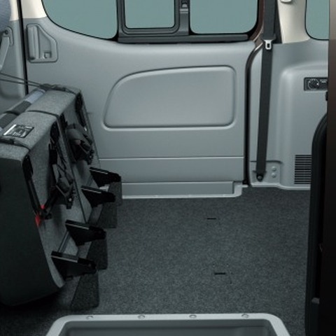 【日産 NV350キャラバン 新型】広くて使い勝手の良い荷室空間 画像