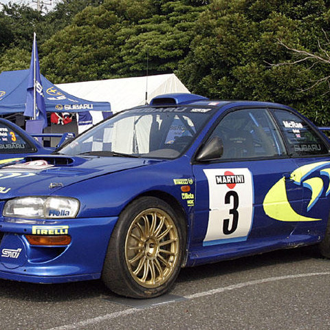 【スバルWRC歴代　写真蔵】1998インプレッサ555 WRC98　サンレモ・ラリー車 画像