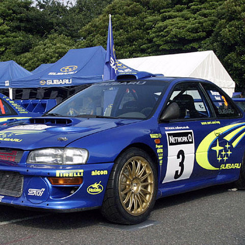 【スバルWRC歴代　写真蔵】2000インプレッサ WRC2000　英国・ラリー車 画像