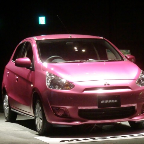 【三菱 新型ミラージュ 発表】空力と軽量ボディを追求…マイナス150kg、Cd値0.27 画像