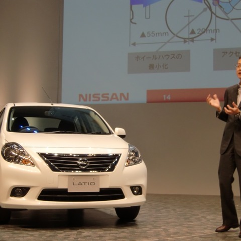 【日産 ラティオ 新型発売】エンジンとボディのダウンサイズで燃費性能向上 画像