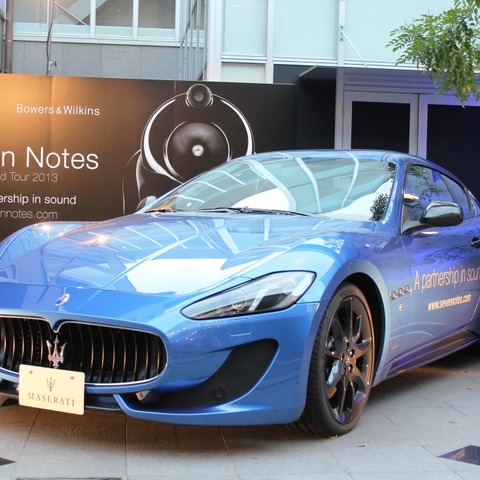 マセラティとBowers & Wilkins のプロジェクト、「Seven Notes World Tour 2013」開催…クアトロポルテV8のエンジン音を音楽に 画像