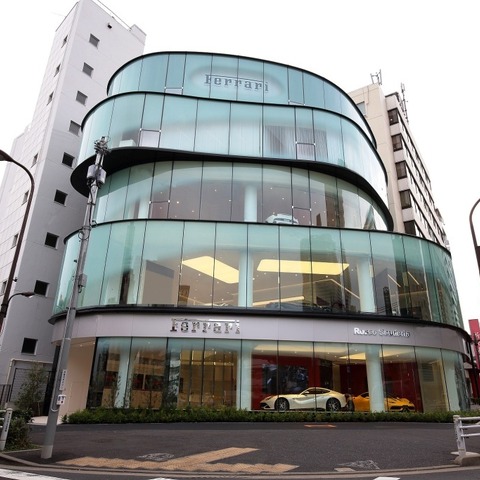 フェラーリ、ロッソ・スクーデリアが六本木に新ショールーム…5階建て、展示車充実 画像